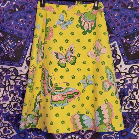 Katashas Unusuals Dresses & Skirts - Vintage butterfly wrap skirt